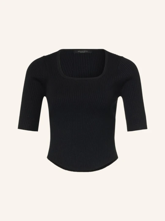 Zdjęcie produktu Allsaints Dzianinowa Koszulka Cruz Hally schwarz CZARNY