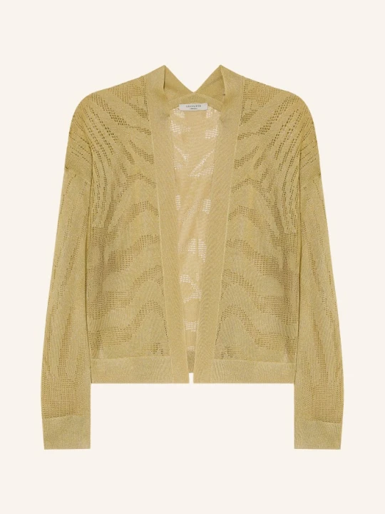 Zdjęcie produktu Allsaints Dzianinowa Narzutka Misha gold JASNOBRĄZOWY