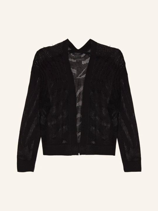 Zdjęcie produktu Allsaints Dzianinowa Narzutka Misha schwarz CZARNY