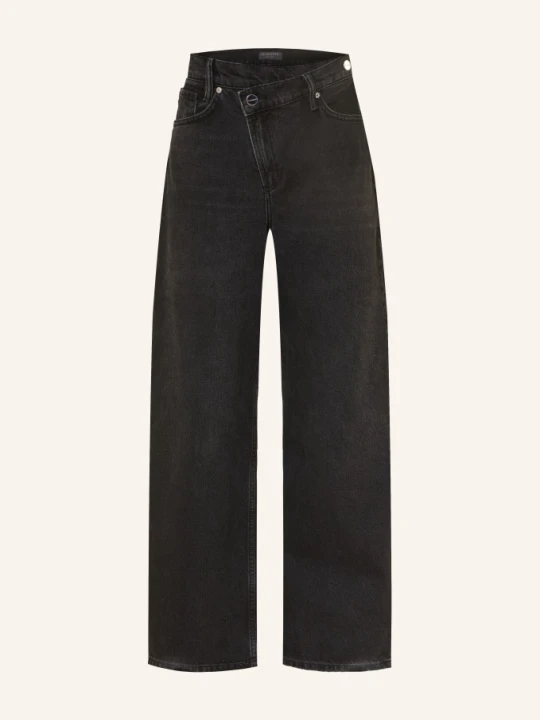 Zdjęcie produktu Allsaints Dżinsy Z Szerokimi Nogawkami Aki schwarz 162 Washed Black