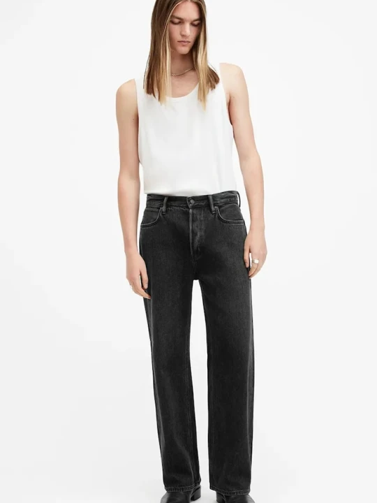 Zdjęcie produktu AllSaints jeansy straight męskie LENNY czarny