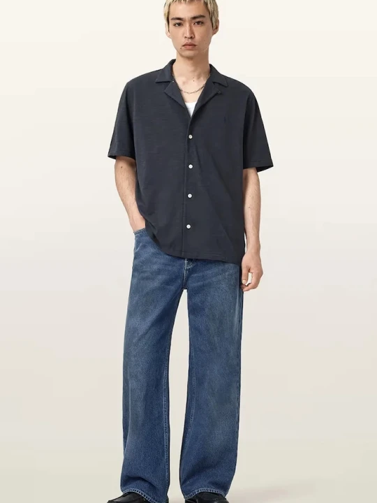 Zdjęcie produktu AllSaints jeansy straight męskie LENNY niebieski