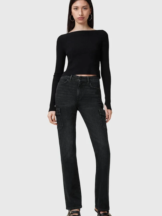 Zdjęcie produktu AllSaints jeansy HOLLIS czarny