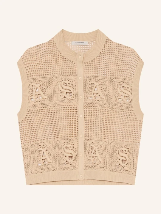 Zdjęcie produktu Allsaints Kamizelka Z Dzianiny Kyra beige