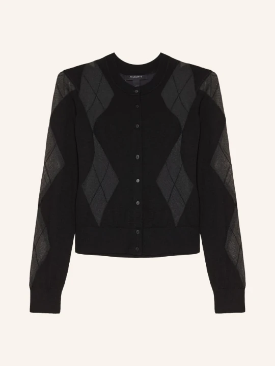 Zdjęcie produktu Allsaints Kardigan Bern Z Mieszanki Materiałów schwarz