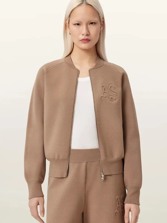 Zdjęcie produktu AllSaints kardigan SONNY brązowy