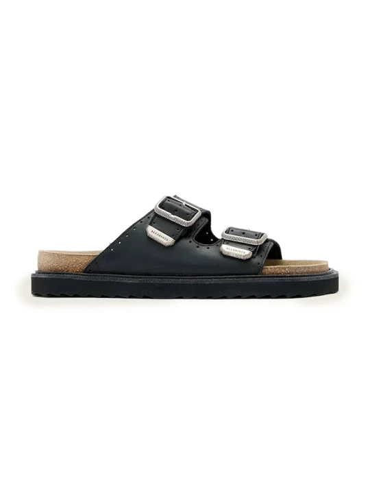 Zdjęcie produktu AllSaints klapki zamszowe Randal Sandal czarny
