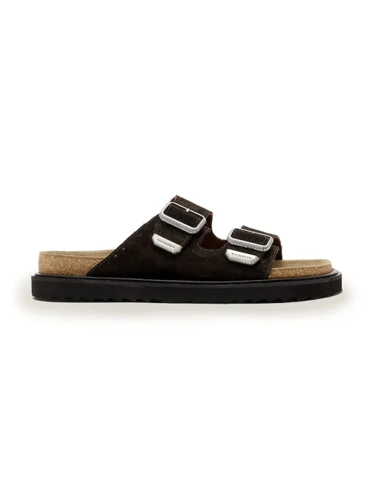 Zdjęcie produktu AllSaints klapki zamszowe Randal Sandal brązowy