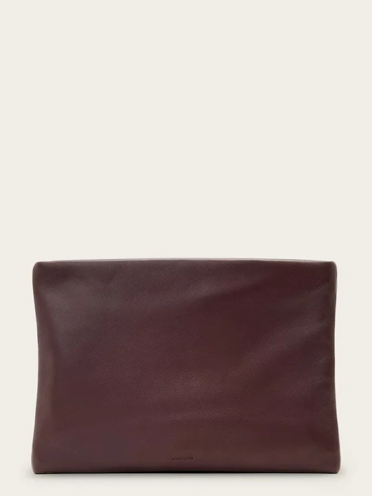 Zdjęcie produktu AllSaints kopertówka skórzana BETTINA czerwony