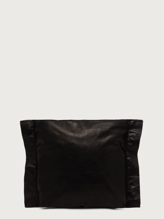 Zdjęcie produktu AllSaints kosmetyczka damska skórzana LUTECE czarny