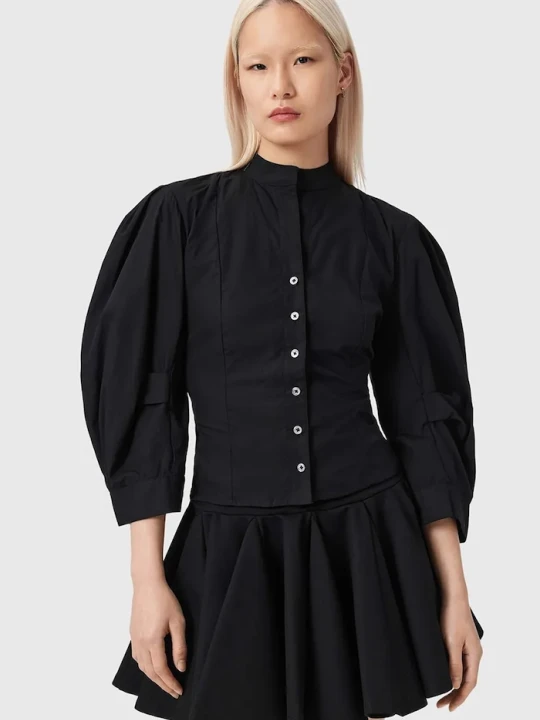 Zdjęcie produktu AllSaints koszula bawełniana MAUD czarny