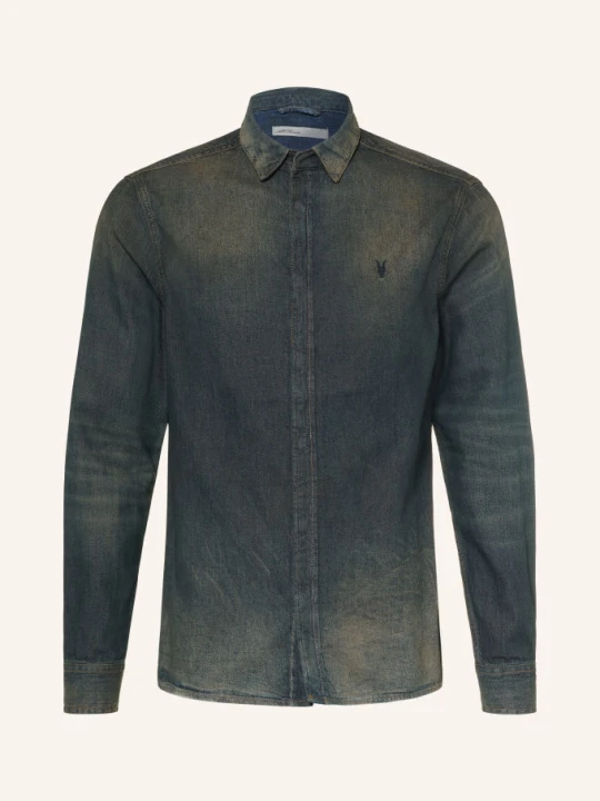 Zdjęcie produktu Allsaints Koszula Dżinsowa Gleason O Kroju Extra Slim Fit grau CZIEMNOSZARY