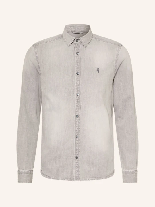 Zdjęcie produktu Allsaints Koszula Dżinsowa Gleason O Kroju Extra Slim Fit grau JASNOCZARY