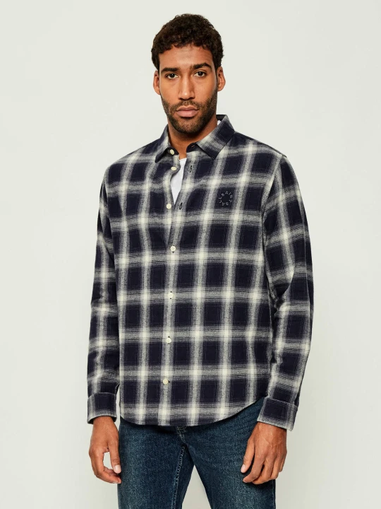 Zdjęcie produktu AllSaints Koszula HAVEN CHECK | Loose fit granatowy