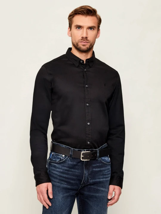 Zdjęcie produktu AllSaints Koszula HAWTHORNE | Slim Fit | stretch czarny