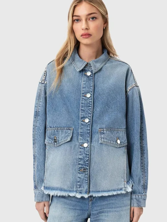 Zdjęcie produktu AllSaints koszula jeansowa HETTIE niebieski