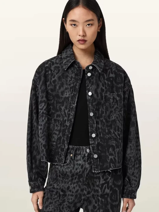 Zdjęcie produktu AllSaints koszula jeansowa NICKY czarny