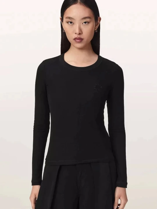 Zdjęcie produktu AllSaints koszulka damska STEVIE HAVEN LS TEE czarny