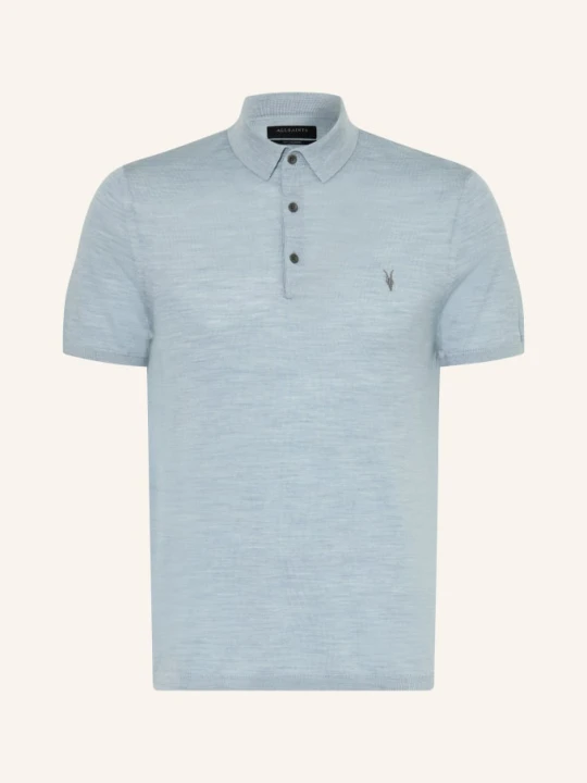 Zdjęcie produktu Allsaints Koszulka Polo Z Dzianiny Mode Merino Z Wełny Merino blau NIEBIESKI