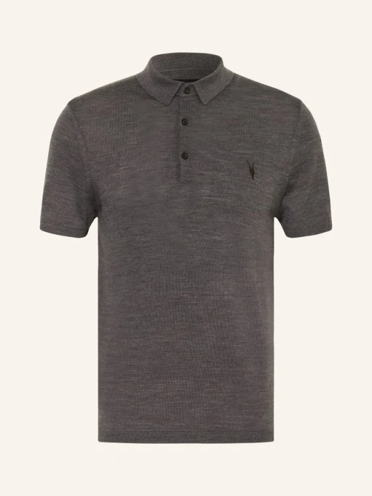 Zdjęcie produktu Allsaints Koszulka Polo Z Dzianiny Mode Merino Z Wełny Merino grau SZARY