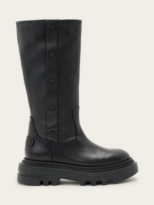 Zdjęcie produktu AllSaints kozaki skórzane Carina Boot czarny