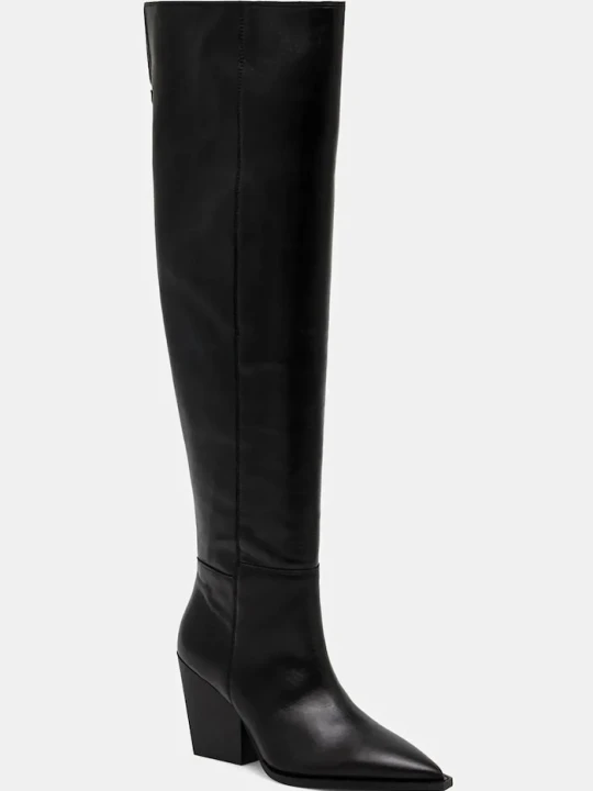 Zdjęcie produktu AllSaints kozaki skórzane Reina Zip Boot czarny