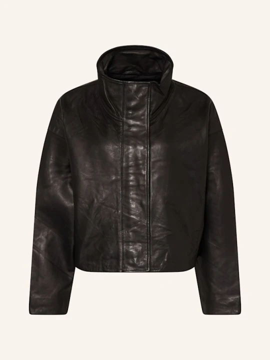 Zdjęcie produktu Allsaints Krótka Kurtka Skórzana Ryder schwarz CZARNY