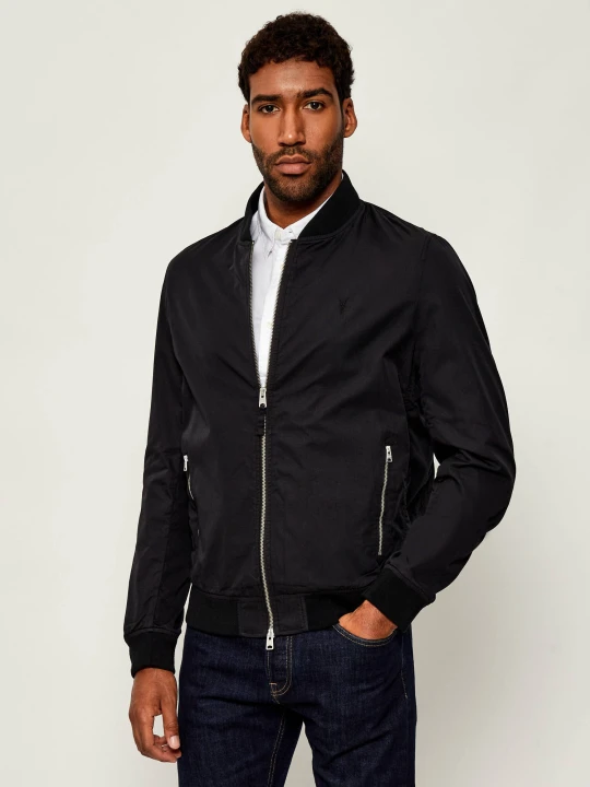 Zdjęcie produktu AllSaints Kurtka bomber Bassett Ramskull | Slim Fit czarny