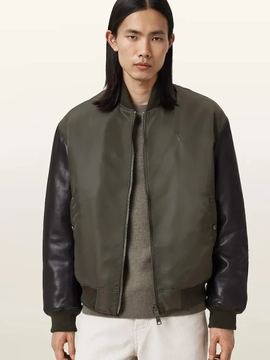 Zdjęcie produktu AllSaints kurtka bomber MYLER brązowy