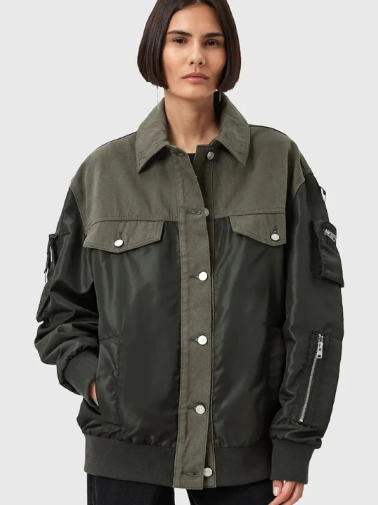 Zdjęcie produktu AllSaints kurtka bomber VERITY zielony