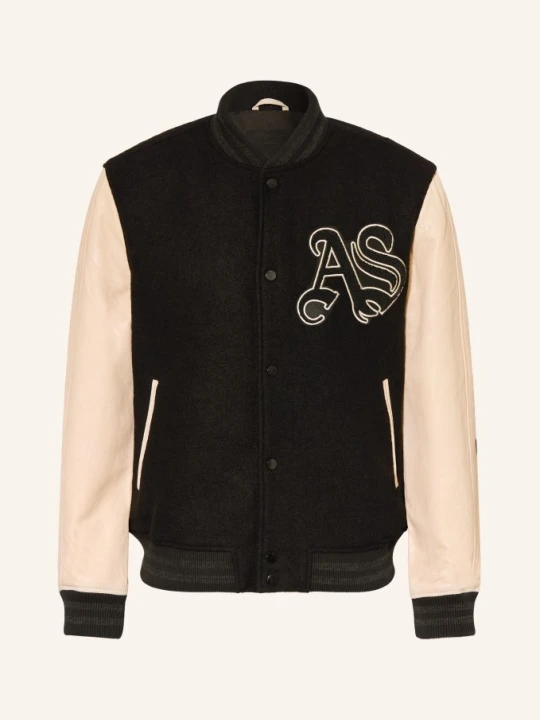 Zdjęcie produktu Allsaints Kurtka College'owa Holloway Z Mieszanki Materiałów schwarz