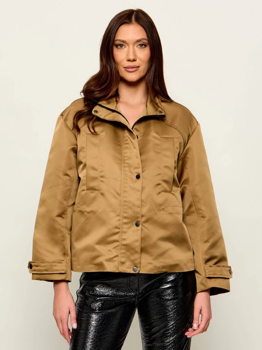 Zdjęcie produktu AllSaints Kurtka Luellah | Oversize fit beżowy