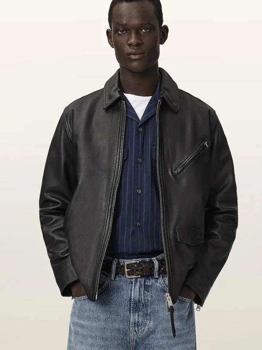 Zdjęcie produktu AllSaints kurtka męska skórzana ARTO czarny