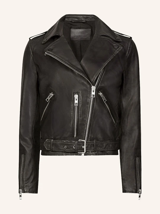 Zdjęcie produktu Allsaints Kurtka Skórzana Balfern schwarz CZARNY
