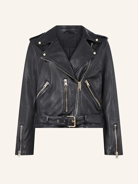 Zdjęcie produktu Allsaints Kurtka Skórzana Balfern schwarz CZARNY