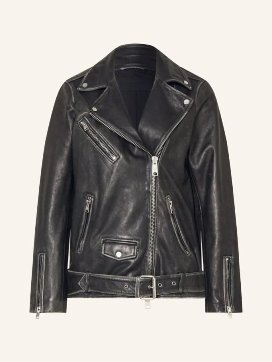 Zdjęcie produktu Allsaints Kurtka Skórzana Billie schwarz CZARNY