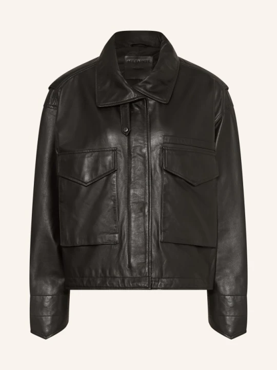 Zdjęcie produktu Allsaints Kurtka Skórzana Clay schwarz CZARNY