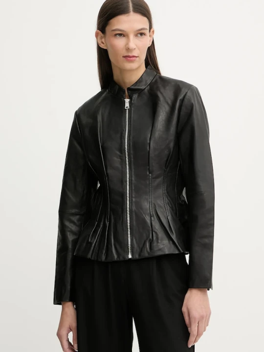 Zdjęcie produktu AllSaints kurtka skórzana CLO czarny