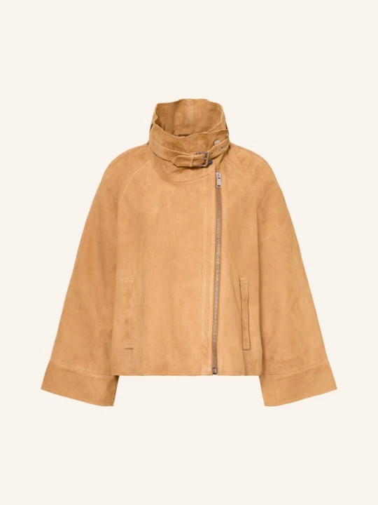 Zdjęcie produktu Allsaints Kurtka Skórzana Rhodes braun CAMELOWY