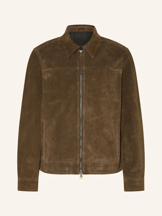 Zdjęcie produktu Allsaints Kurtka Skórzana Rhone braun CIEMNOBRĄZOWY