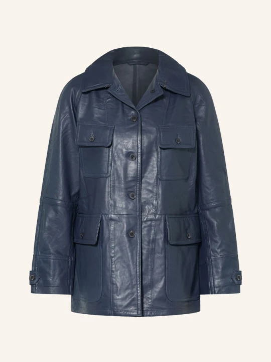 Zdjęcie produktu Allsaints Kurtka Skórzana Roiya blau GRANATOWY