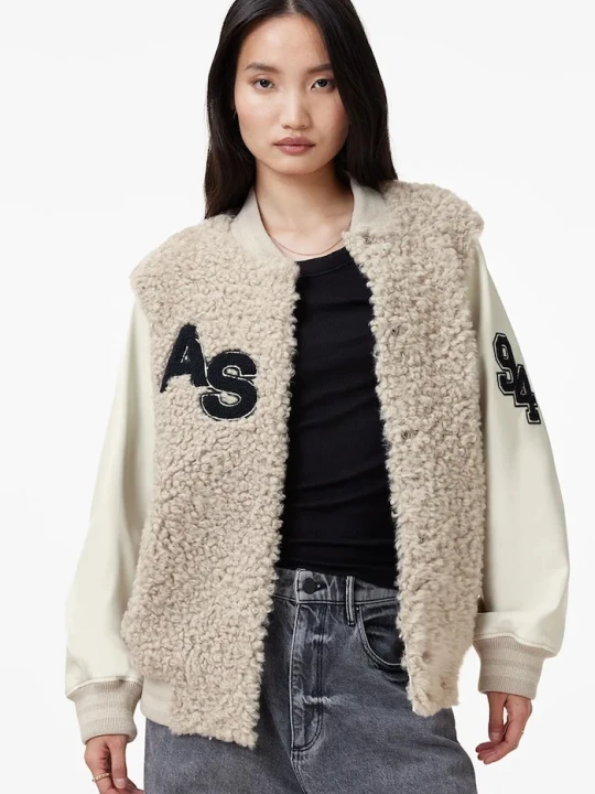 Zdjęcie produktu AllSaints kurtka VALERIE beżowy