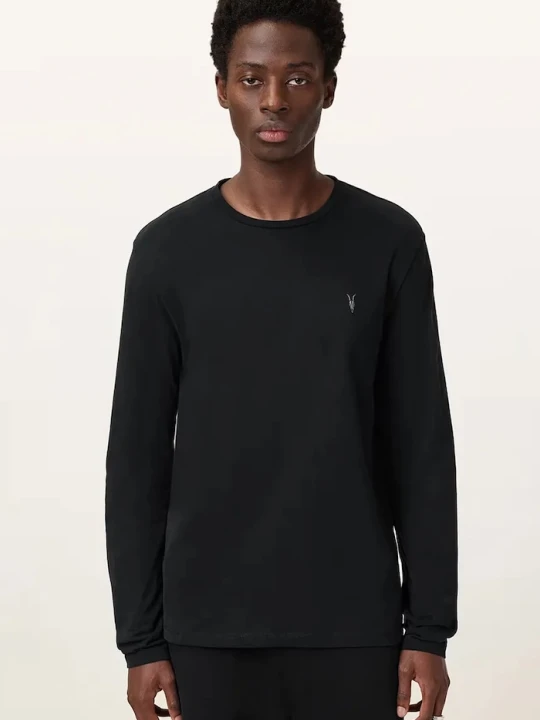 Zdjęcie produktu AllSaints longsleeve męski bawełniany BRACE czarny