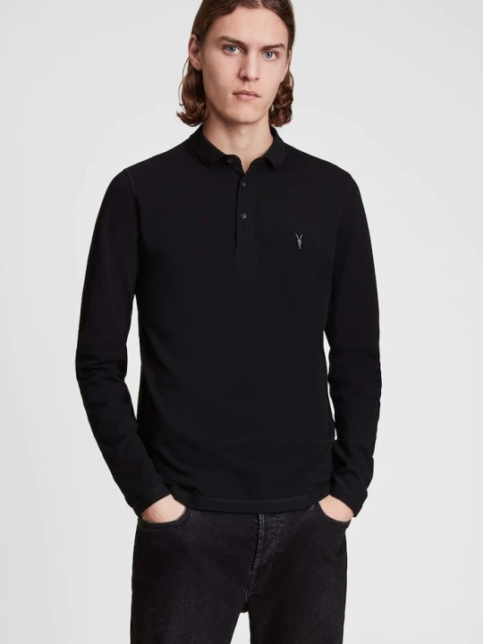 Zdjęcie produktu AllSaints – Longsleeve REFORM LS POLO czarny