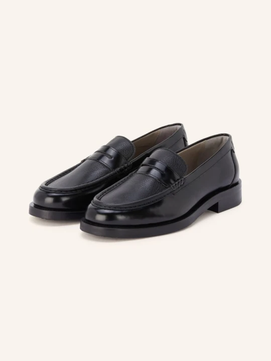 Zdjęcie produktu Allsaints Penny Loafers Bloom schwarz CZARNY