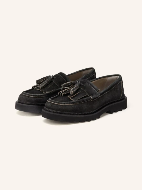Zdjęcie produktu Allsaints Loafersy Skiff grau CZIEMNOSZARY