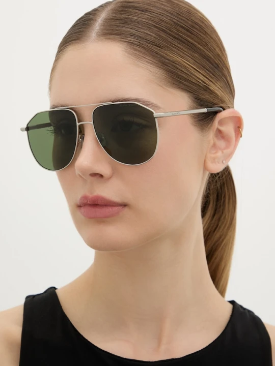 Zdjęcie produktu AllSaints okulary przeciwsłoneczne damskie Moe srebrny