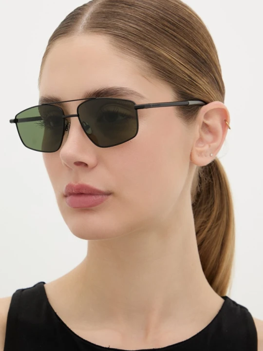 Zdjęcie produktu AllSaints okulary przeciwsłoneczne pilotki damskie Virgo czarny