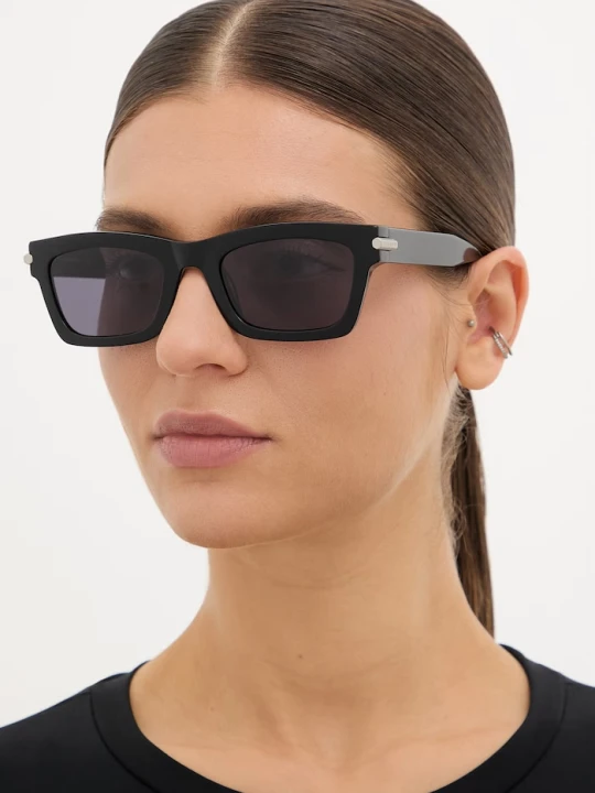 Zdjęcie produktu AllSaints okulary przeciwsłoneczne wayfarer damskie Mimi czarny