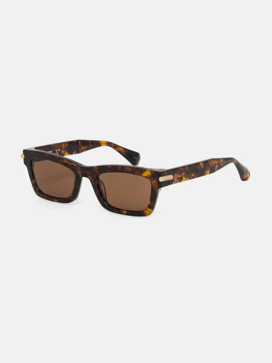 Zdjęcie produktu AllSaints okulary przeciwsłoneczne wayfarer damskie Mimi brązowy
